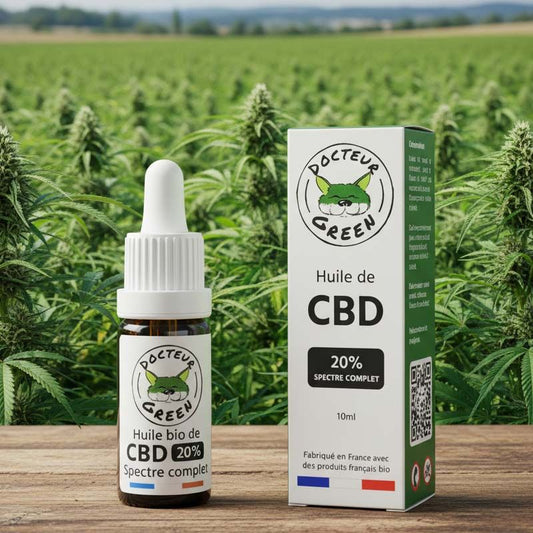 Huile de CBD 20 % spectre complet