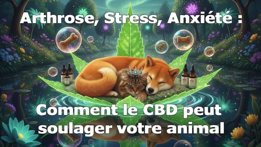 Arthrose, Stress, Anxiété : Comment le CBD peut soulager votre animal