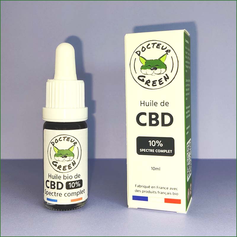 Huile de CBD 10 % spectre complet