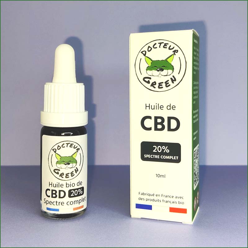 Huile de CBD 20 % spectre complet
